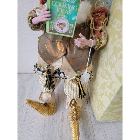 Mark Roberts cookbook fairy, med 51 31872 Santa Claus Xmas - Picture 6 of 10